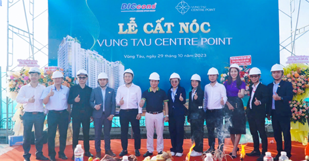 dự án Vung Tau Centre Point Cất nóc